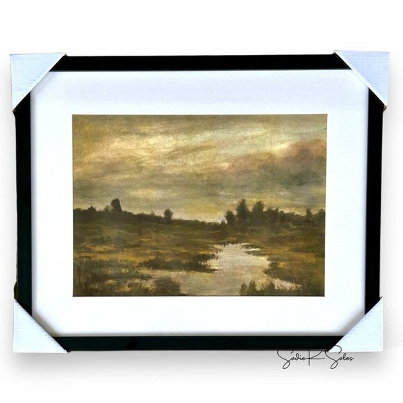 Threshold Studio McGee 20x16 Marshland at Dusk Black Framed Wall Art - Target‎ - Picture 4 of 6